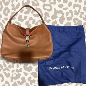 Dooney & Bourke Brown Leather Hobo Bag